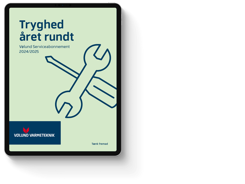Få tryghed med vores varmepumpe service - se servicefolder